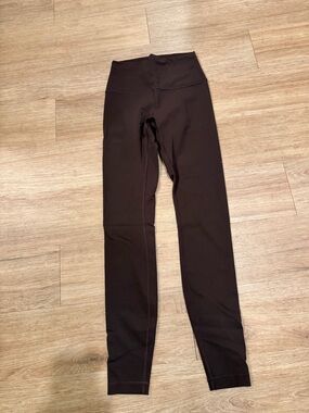 lululemon athletica Brown High-Waist Active Leggings